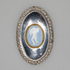 Cameo with Hercules and Bull, Burslem, Late 18th century. Creator: Wedgwood