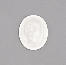 Cameo with Hercules, Burslem, Late 18th century. Creator: Wedgwood