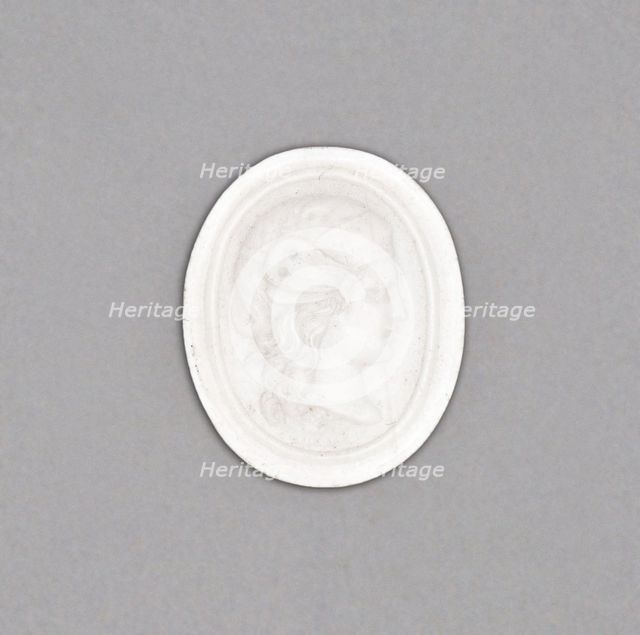 Cameo with Hercules, Burslem, Late 18th century. Creator: Wedgwood.
