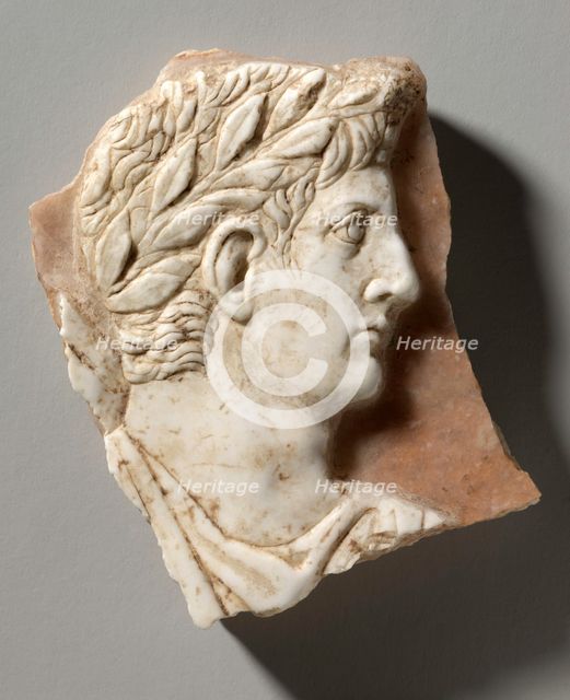 Cameo with Portrait of the Emperor Augustus (reigned 30 BC - AD 14), 14-37. Creator: Unknown.
