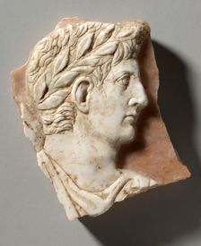 Cameo with Portrait of the Emperor Augustus (reigned 30 BC - AD 14), 14-37. Creator: Unknown