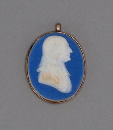 Cameo with Portrait of John Wesley, Burslem, Late 18th century. Creator: Wedgwood