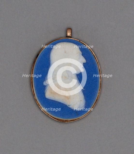 Cameo with Portrait of John Wesley, Burslem, Late 18th century. Creator: Wedgwood.
