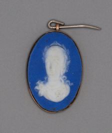Cameo with Portrait of Maria I of Portugal, Burslem, Late 18th century. Creator: Wedgwood