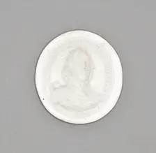 Cameo with Portrait of Oliver Cromwell, Burslem, Late 18th century. Creator: Wedgwood