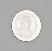 Cameo with Portrait of Oliver Cromwell, Burslem, Late 18th century. Creator: Wedgwood
