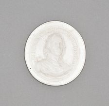 Cameo with Portrait of Oliver Cromwell, Burslem, Late 18th century. Creator: Wedgwood