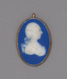 Cameo with Portrait of Prince Charles Edward Stuart, Burslem, Late 18th century. Creator: Wedgwood