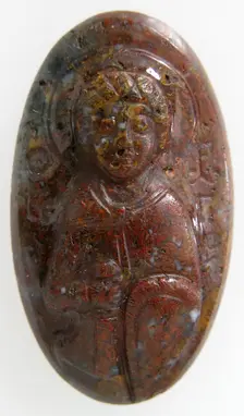Cameo with Saint George, Byzantine, 1100-1300. Creator: Unknown