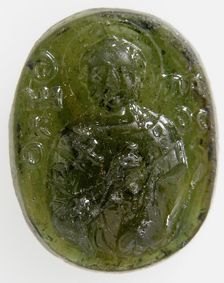 Cameo with Saint Nicholas, Byzantine or Italian, 12th-13th century. Creator: Unknown