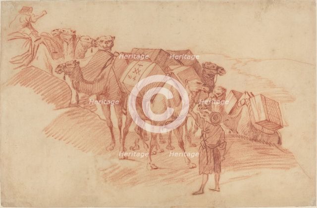 Camel Caravan. Creator: Unknown.