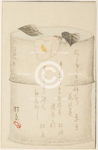 Camellia, 1870. Creator: Shokyo.