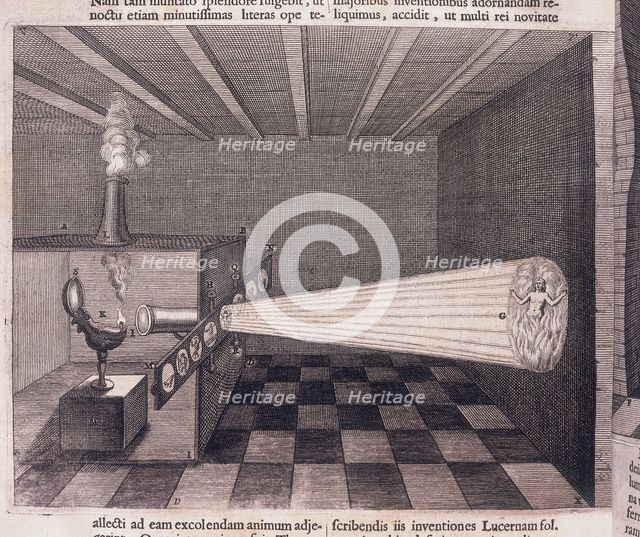 Camera obscura, 1646. Creator: Unknown.