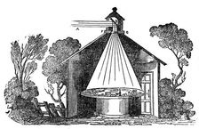 Camera obscura, c1840. Artist: Anon