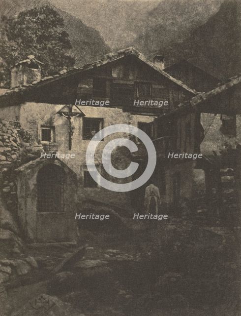 Camera Work: A Village Corner, 1906. Creator: Professor Hans Watzek.