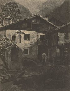 Camera Work: A Village Corner, 1906. Creator: Professor Hans Watzek