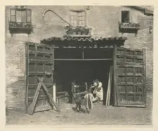 Camera Work: A Carpenter's Shop - Toledo, 1914. Creator: James Craig Annan