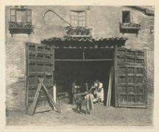 Camera Work: A Carpenter's Shop - Toledo, 1914. Creator: James Craig Annan