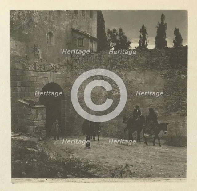 Camera Work: A Gateway - Segovia, 1914. Creator: J. Craig Annan (British, 1864-1946).