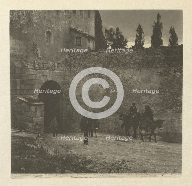 Camera Work: A Gateway - Segovia, 1914. Creator: J. Craig Annan (British, 1864-1946).