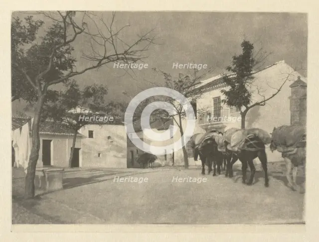 Camera Work: A Square - Ronda, 1914. Creator: J. Craig Annan (British, 1864-1946).