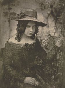 Camera Work: Girl in Straw Hat, 1912. Creators: David Octavius Hill, Robert Adamson