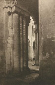 Camera Work: Ely Cathedral: A Memory of the Normans, 1903. Creator: Frederick Henry Evans