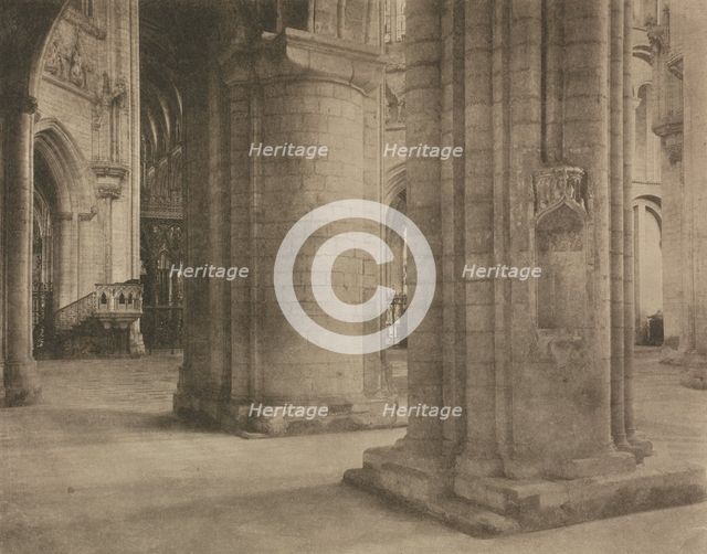 Camera Work: Ely Cathedral: Across Nave and Octagon, 1903. Creator: Frederick H. Evans (British, 1853-1943).