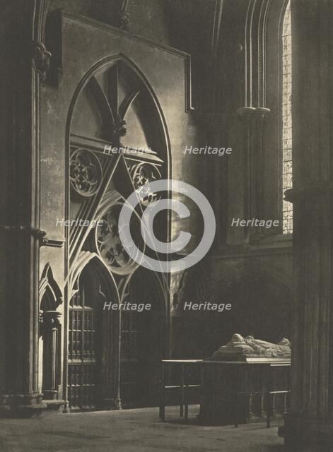 Camera Work: In Sure and Certain Hope, 1904. Creator: Frederick Henry Evans.