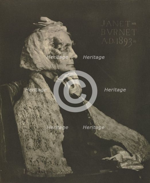Camera Work: Janet Burnet, 1907. Creator: James Craig Annan.
