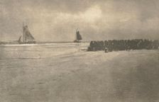 Camera Work: On a Dutch Shore, 1904. Creator: James Craig Annan