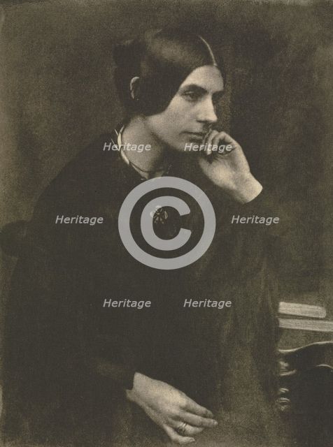 Camera Work: Lady in Black, 1912. Creator: David Octavius Hill (British, 1802-1870); Robert Adamson (British, 1821-1848), and.