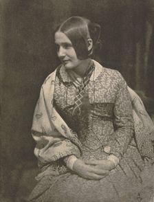 Camera Work: Lady in Flowered Dress, 1912. Creator: David Octavius Hill (British, 1802-1870); Robert Adamson (British, 1821-1848), and