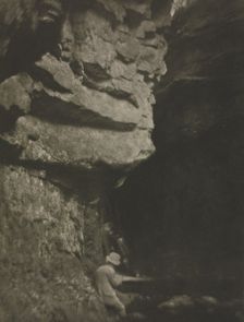 Camera Work: Man Sketching, 1910. Creator: J. Craig Annan (British, 1864-1946)