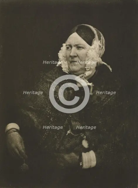 Camera Work: Mrs. Rigby, 1909. Creator: David Octavius Hill (British, 1802-1870); Robert Adamson (British, 1821-1848), and.