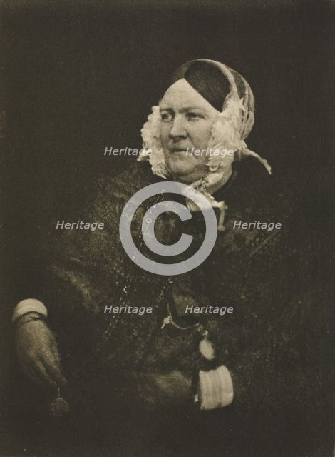 Camera Work: Mrs. Rigby, 1909. Creator: David Octavius Hill (British, 1802-1870); Robert Adamson (British, 1821-1848), and.