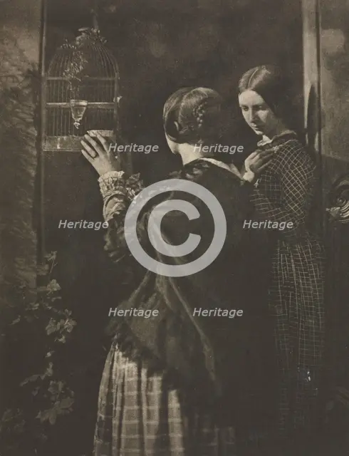 Camera Work: The Bird-Cage, 1909. Creator: David Octavius Hill (British, 1802-1870); Robert Adamson (British, 1821-1848), and.