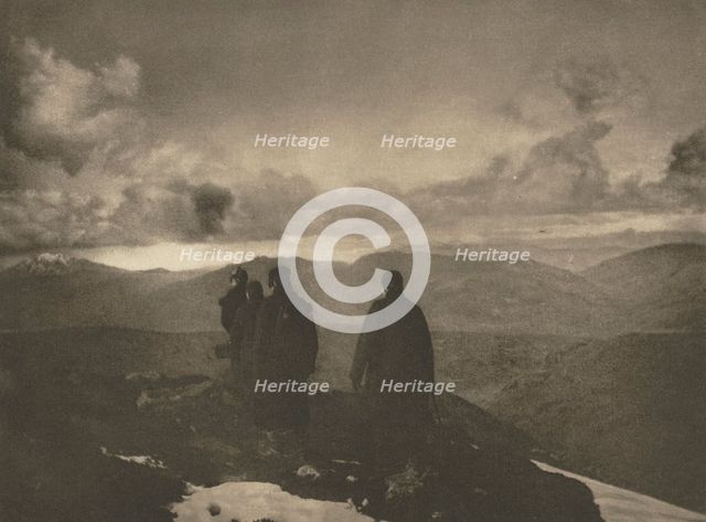 Camera Work: The Dark Mountains, 1904. Creator: James Craig Annan.