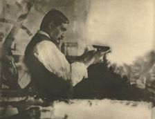Camera Work: The Etching Printer - William Strang, Esq., A.R.A., 1907. Creator: James Craig Annan