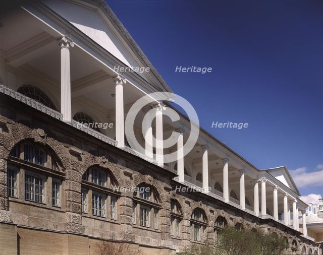 Cameron Gallery at the Catherine Palace in Tsarskoye Selo. Colonnade of the top-floor, 1783-1785. Artist: Cameron, Charles (ca. 1730/40-1812)