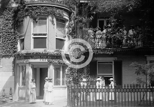 Cameron House, Later Part of Cosmos Club - Woman Suffrage, 1915. Creator: Harris & Ewing.