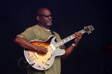 Cameron Pierre, Love Supreme Jazz Festival, Glynde Place, East Sussex, 2014. Artist: Brian O'Connor