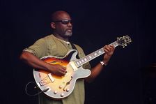 Cameron Pierre, Love Supreme Jazz Festival, Glynde Place, East Sussex, 2014. Artist: Brian O'Connor