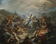 Camilla at War from Virgil's Aeneid, between 1708 and 1710. Creator: Giacomo del Po