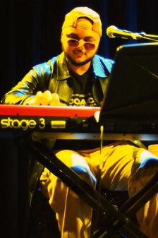 Camilla George Quartet, New Generation Jazz Festival Roadshow, Shoreham by Sea, W Sussex, Feb 2023. Creator: Brian O'Connor