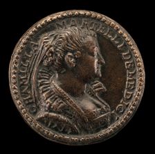 Camilla Martelli de Medici, 1545-1590, Grand Duchess of Tuscany 1570, 1584. Creator: Pastorino Pastorini