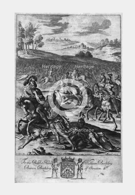 Camilla slaying Aunus, 1653. Creator: Francis Cleyn.
