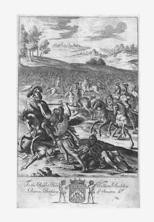 Camilla slaying Aunus, 1653. Creator: Francis Cleyn