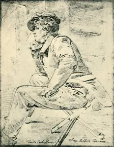 Camille Corot, 1826, (1943). Creator: Ernst Fries