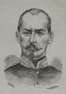 Camille Crémer (1840-1876), French divisionary general in the Franco-Prussian War, 1870. Creator: Marcelo Paris
